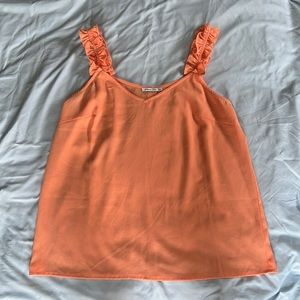 Staccato Women’s Ruffle Strap Tank Top